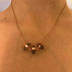 Rebecca Minkoff rose gold necklace